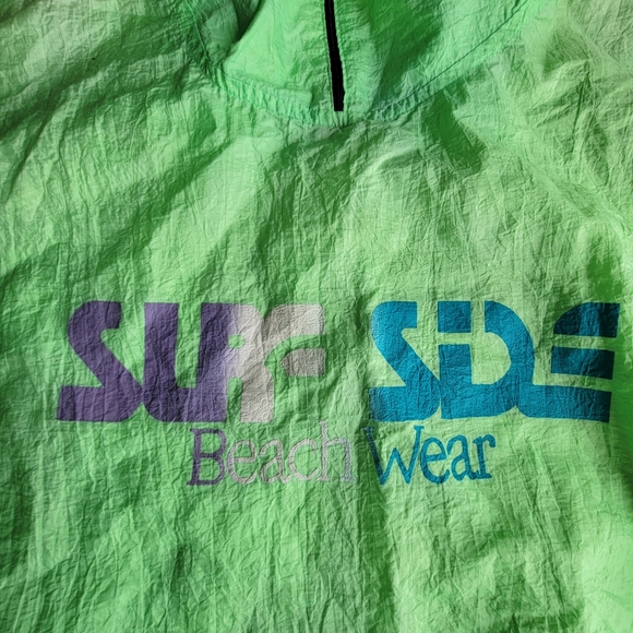 Vintage 90s surfer side surf wear pullover jacket men's xlarge - Picture 2 of 11